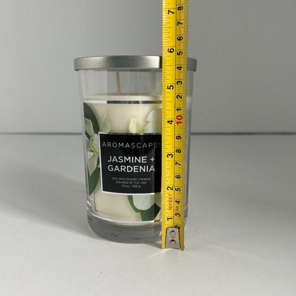 Chesapeake Bay AROMASCAPE 19 oz JASMINE + GARDENIA Double Wick TUMBLER Candle - Picture 4 of 5